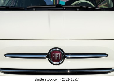 21707 Fiat 500 C Logo - Fiat 500 Logo Vector, HD Png Download , Transparent  Png Image - PNGitem