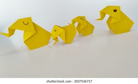 colorful cute animal shaped origami 