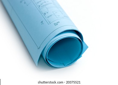 Papel de plano aislado