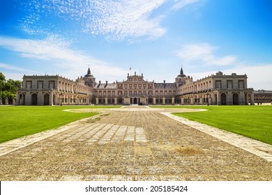 Palacio Real de Aranjuez, residencia del Rey de España, Aranjuez, Comunidad de Madrid, España. Patrimonio Mundial de la UNESCO