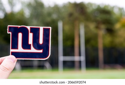 Abstract New York Giants Logo Design on White Stock Vector - Illustration  of color, isolated: 235138064