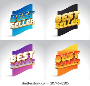 Premium Vector  Best seller icon or logo stamp with five