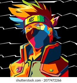 kakashi hatake Projeto 21571069 Vetor no Vecteezy