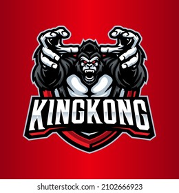 Vetor Cabeça De Rei Kong PNG , Logotipo, Jogos, Conectados Imagem PNG e  Vetor Para Download Gratuito