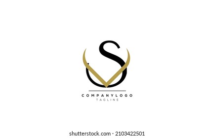 Premium Vector | Initial letter sv logo vector icon illustration