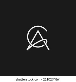 Initial Monogram Letter CA Logo Design Vector. CA Logo Design Template  Stock Vector Image & Art - Alamy