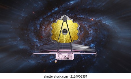 Misión del Telescopio Espacial James Webb observando el universo. Elementos de esta imagen proporcionados por la NASA