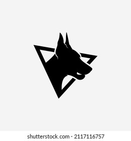 Doberman mascot logo, Graphic Templates - Envato Elements