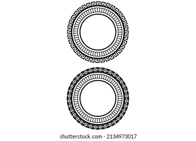38610-2 Versace White Silver Gray black Medusa Head Greek Key Logo Wal –  wallcoveringsmart