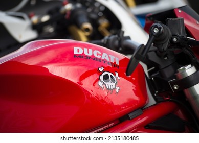 vecteur de logo de monstre ducati