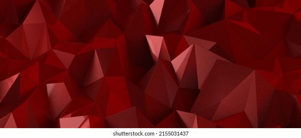 A dark red light polygonal geometric  background, vector illustration, business design templates