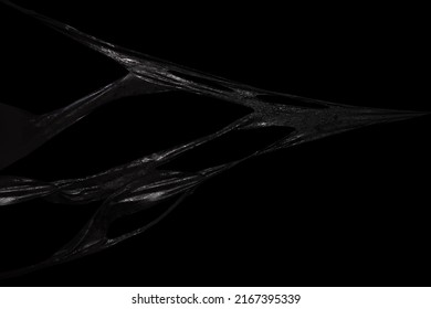 Sismucus symbiote đen, chất nhờn dính trên nền tối
