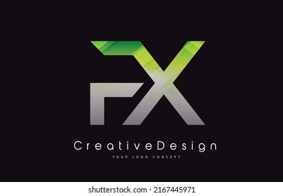 FX F X Logo Design With Black And White Creative Icon Text Letter Vector.  Royalty Free SVG, Cliparts, Vectors, and Stock Illustration. Image  106029160.