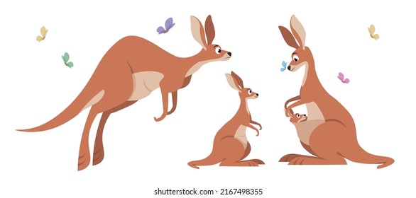 Kangaroo Icons in SVG, PNG, AI to Download