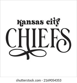 Seal of the kansas city chiefs football Royalty Free Vector