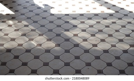 mozaic ceramic, floor tile  motive texture, flooring building material. 