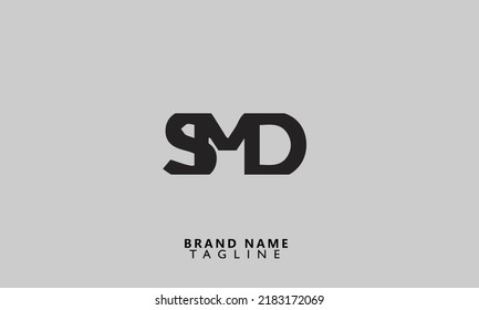 SMD letter logo design on white background. SMD creative initials circle  logo concept. SMD letter design. 15579574 Vector Art at Vecteezy