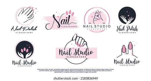 Nail Logo Images – Browse 32,042 Stock Photos, Vectors, and Video | Adobe  Stock