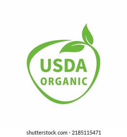 certified organic logo vector