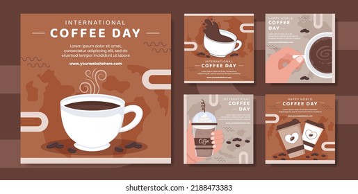 Free Vector | Coffee day logo design