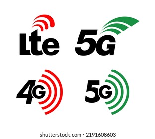 4G LTE | Brands of the World™ | Download vector logos and logotypes