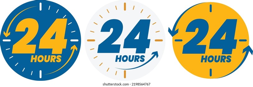 Open 24 Hours PNG Transparent Images Free Download