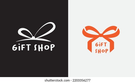 Gift Shop Logo Design Concept Vector Stock Vector (Royalty Free) 1920876275  | Shutterstock