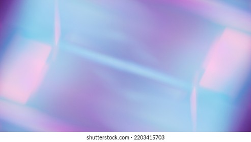 Neon gloed reflectie. Kleur lichte achtergrond. Fluorescerende uitstraling. Intreepupil digitaal lavendel paars roze blauw verloop flare futuristisch abstract kopie ruimte behang voor tekst.