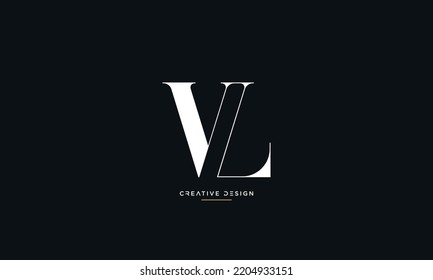 VL V L Black Letter Logo Design With Purple Magenta Swoosh And Stars.  Royalty Free SVG, Cliparts, Vectors, and Stock Illustration. Image 76695127.