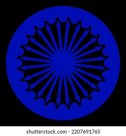 Ashoka Chakra Logo PNG Vector (EPS) Free Download