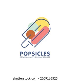 Ice Cream in a Circle Logo PNG Vector (AI) Free Download