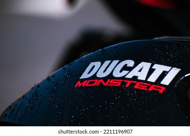 ducati monster logo wallpaper