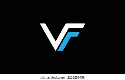 Initial VF letter Logo Design vector Template. Abstract Script Letter VF  Logo Vector Stock Vector Image & Art - Alamy