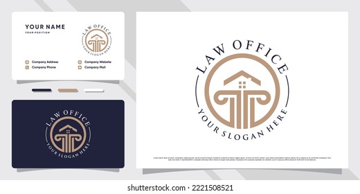 Law or advocate office emblem. Vector icon with Scales of Justice symbol  for juridical emblem of advocacy or notary company, law attorney and legal  advocate, judge court or lawyer badge #1623022 |