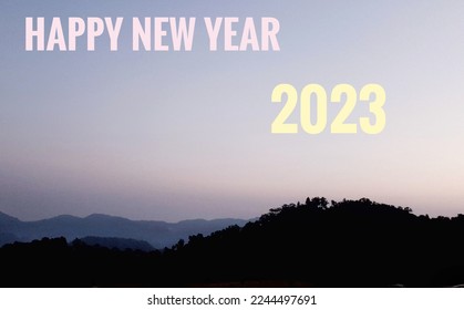 gambar pemandangan alam tahun baru 2023