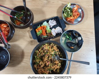 korea food in korea restraunt