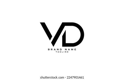 VD Monogram logo design by Enwirto on Dribbble