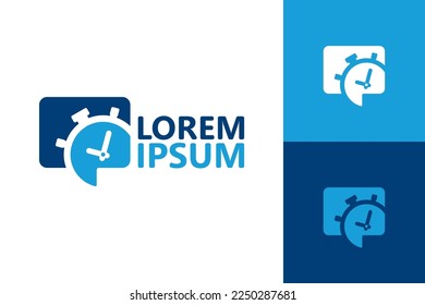 Clock Timer Blue Icon PNG vector in SVG, PDF, AI, CDR format