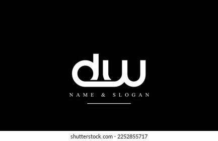 DW Logo Design Vector Graphic by xcoolee · Creative Fabrica