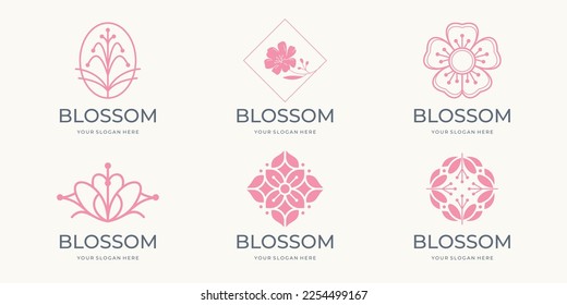 Cherry blossom Flower, cherry blossom, logo, malvales, magenta png | PNGWing