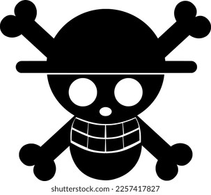 One Piece All Straw Hat Pirates Logo SVG, Straw Hat Pirate Flag