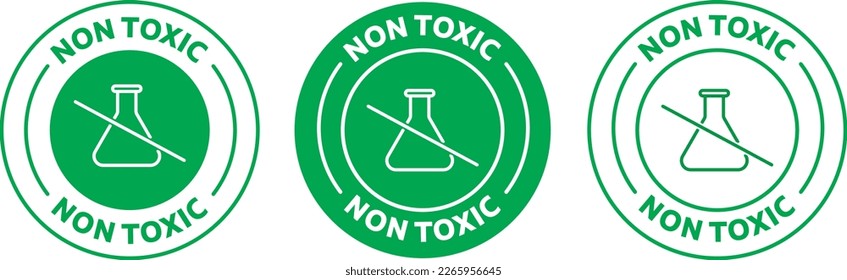 Non-Toxic Logo PNG Vectors Free Download