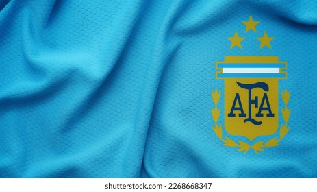 Argentina National Football Team, golden logo, South America, Conmebol,  blue metal background, HD wallpaper | Peakpx