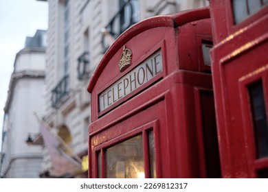 Cabina telefónica roja en Londres