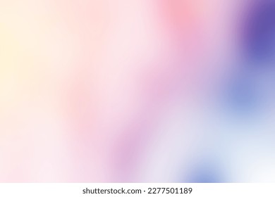 Weicher abstrakter floraler Hintergrund mit Farbverlauf, holografisch schillernd, fließender, wunderschöner abstrakter Hintergrund in Regenbogenfarben.