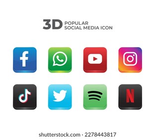 Free Netflix Logo 3D Logo download in PNG, OBJ or Blend format