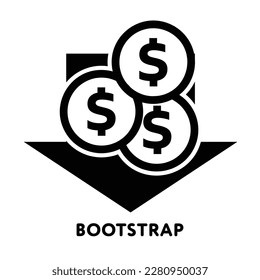 vettore logo bootstrap