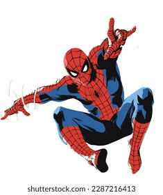 Realistic Spiderman 3 Graphic PSD Free Vector Download