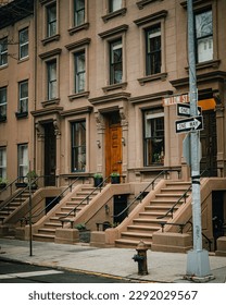 Houses in Brooklyn Heights, Brooklyn, New York