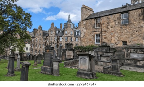 Lápidas del cementerio Greyfriars Kirkyard de Edimburgo, Escocia